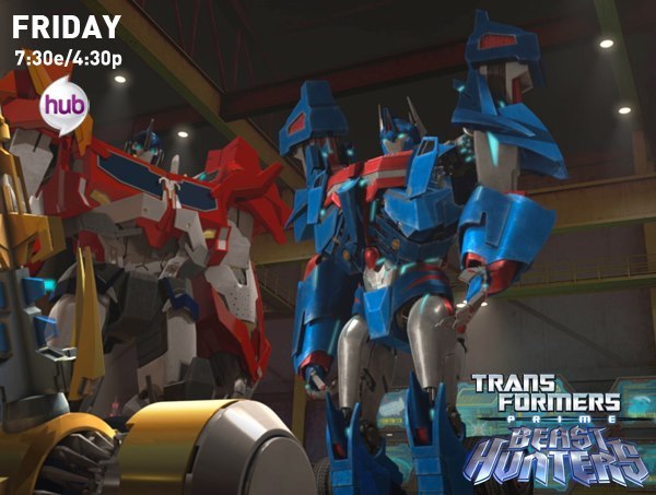 Project Predacon Ultra Magnus And Prime Preview From Next Transformers Prime Beast Hunters Cartoon (1 of 1)